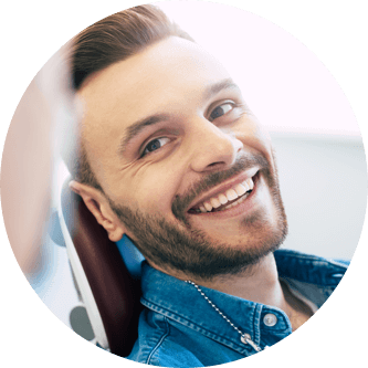 man smiling
