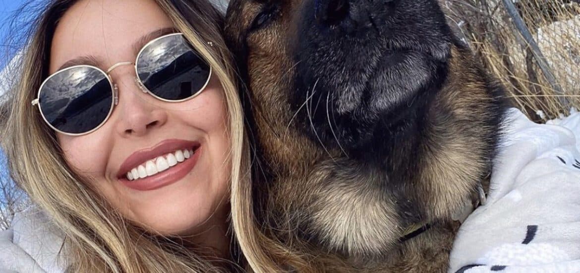 Beautiful Young Woman Clicking Selfie with her Pet Dog | Smile Virtual