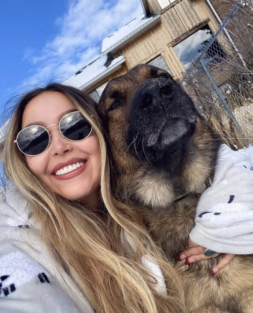 Beautiful Young Woman Clicking Selfie with her Pet Dog | Smile Virtual